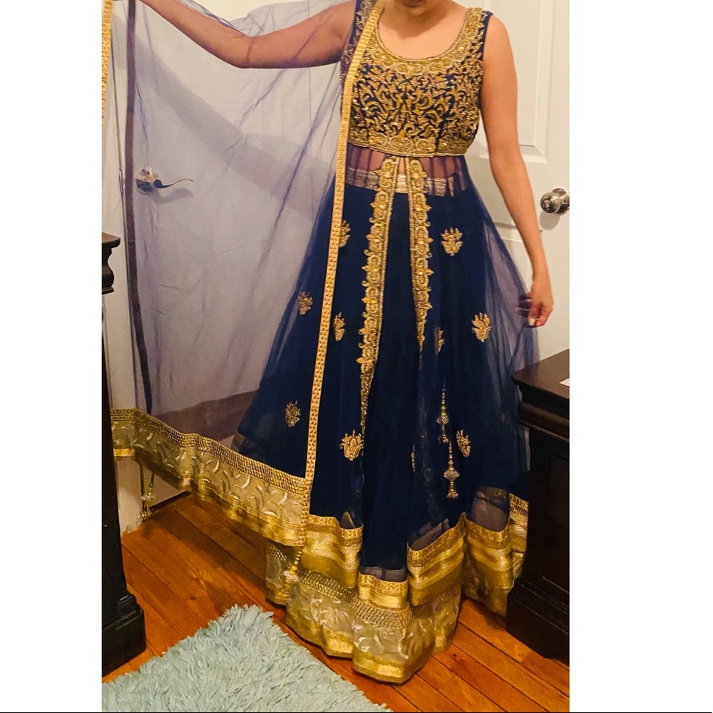 Indian Anarkali Lehenga- Wedding party dress